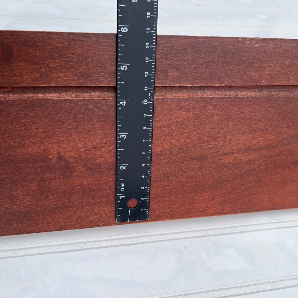 Vintage Dark Wood Floating Wall Shelf with Decorative Corbel Brackets Brown - Picture 5 of 6